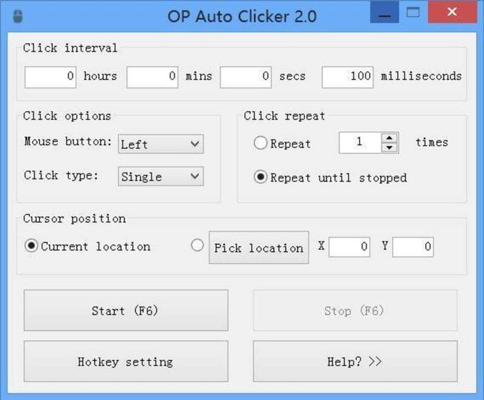 Cách dừng GS Auto Clicker