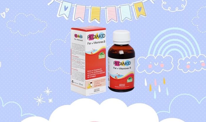 Siro Pediakid Fer + Vitamin B giúp giảm mệt mỏi, dung tích 125 ml