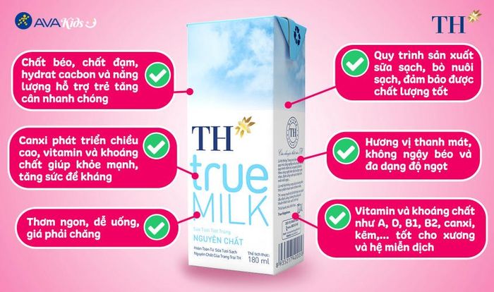 Sữa tươi tiệt trùng TH True Milk