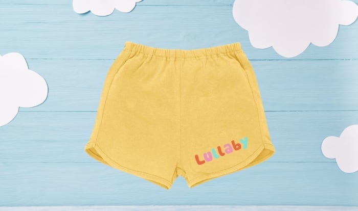 Quần short bé gái Lullaby NH308M màu vàng