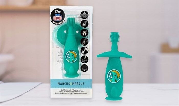 Bàn chải cho bé Marcus & Marcus MNMRC12-EP silicone mềm