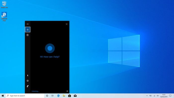 Cortana trên Windows 10 May 2019