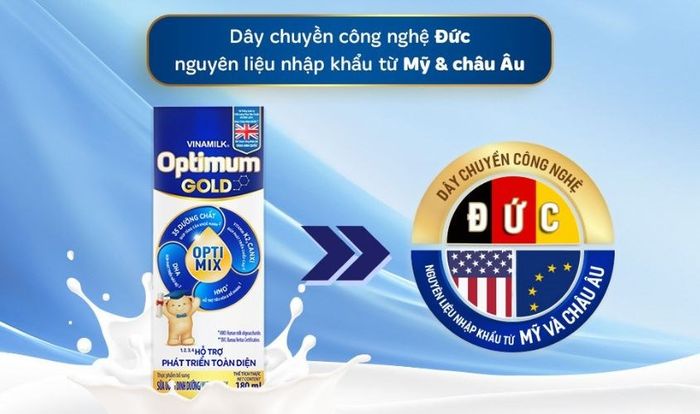 Optimum là một sản phẩm của Vinamilk - công ty sữa hàng đầu Việt Nam.