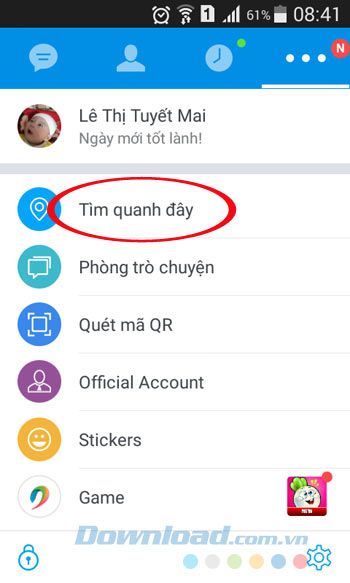 Tìm kiếm xung quanh