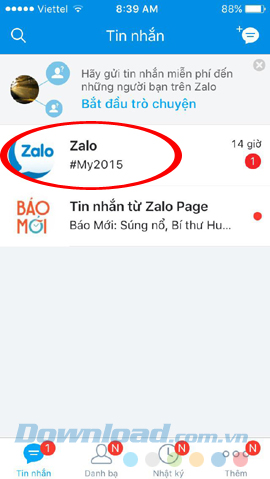 Zalo My2015