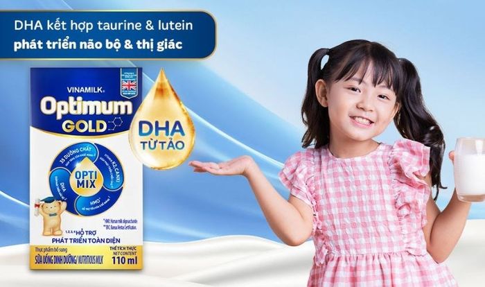 Thùng 48 hộp sữa pha sẵn Optimum Gold 110 ml (từ 1 tuổi)