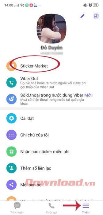 Thị trường Sticker