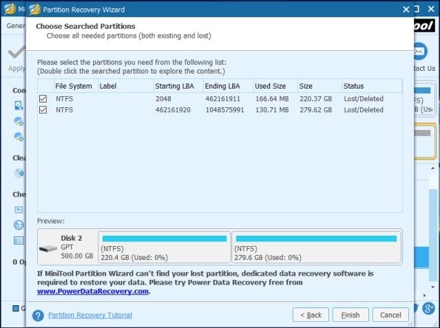 Khắc phục sự cố ổ đĩa bị unallocated bằng MiniTool Partition Wizard