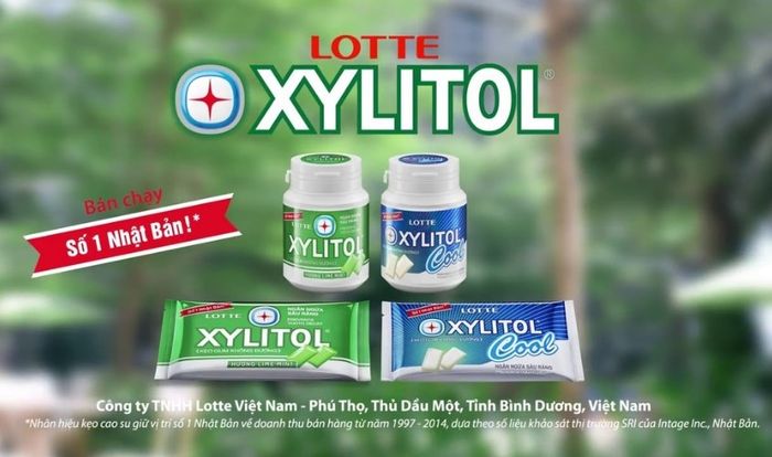 Kẹo singum Lotte Xylitol vị bạc hà, chanh 58g (từ 4 tuổi)