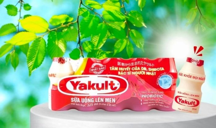 Gói 5 chai sữa chua uống lên men Yakult 65 ml (phù hợp cho trẻ từ 6 tháng)