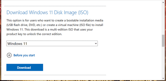 Tải file Windows 11