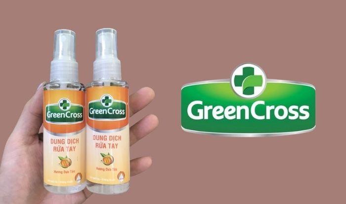 Xịt rửa tay khô Green Cross kháng khuẩn chai 70 ml hương dưa táo