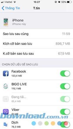 Lưu trữ trên iCloud