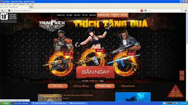 Chơi game trên Firefox