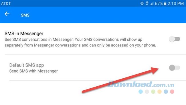 Tích hợp Messenger với SMS