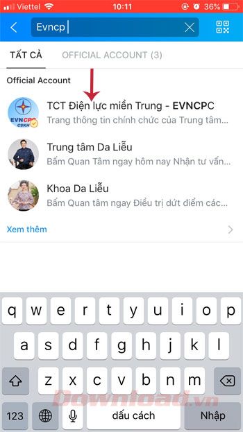 Tìm kiếm EVNCPC