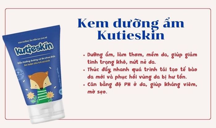 Kem dưỡng Kutieskin cung cấp độ ẩm và tái tạo da