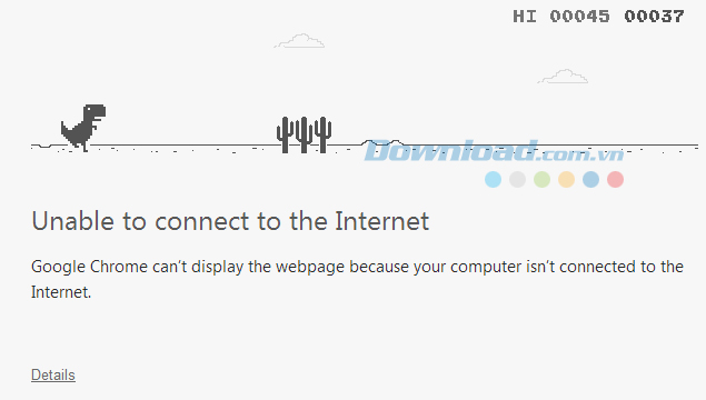 Chơi game khi mất mạng trên Chrome