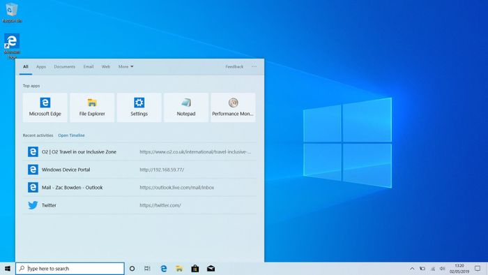 Công cụ tìm kiếm trên Windows 10