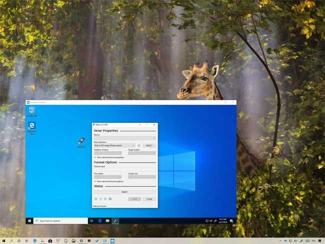 Giao diện của Windows Sandbox