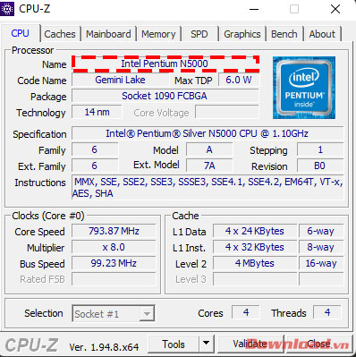 CPU Z