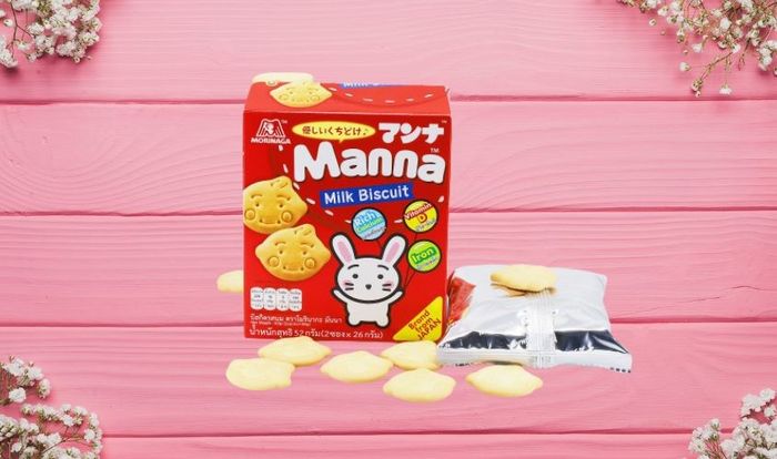 Bánh ăn dặm Manna vị sữa hộp 52g (từ 6 tháng)