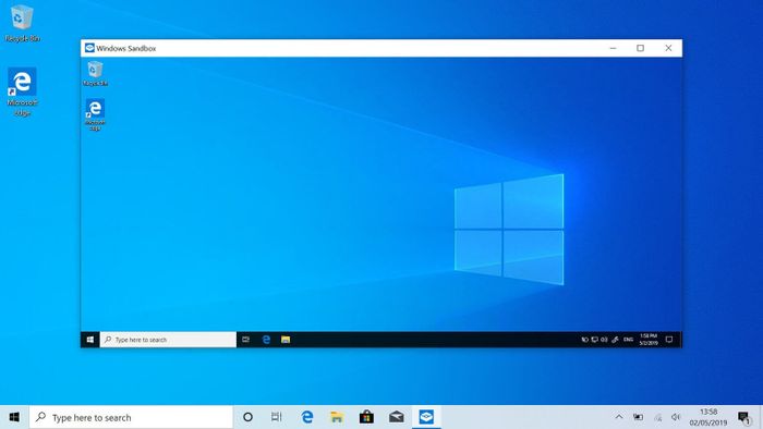 Tính năng Sandbox mới trong Windows 10 May 2019 Update