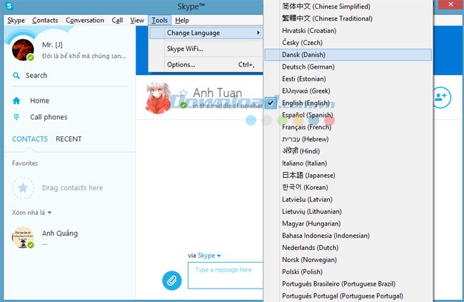 Sử dụng hai tài khoản Skype cùng một lúc