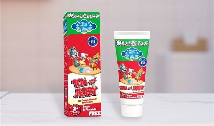 Kem đánh răng cho bé trên 2 tuổi Oral Clean hương kem bạc hà 75 ml