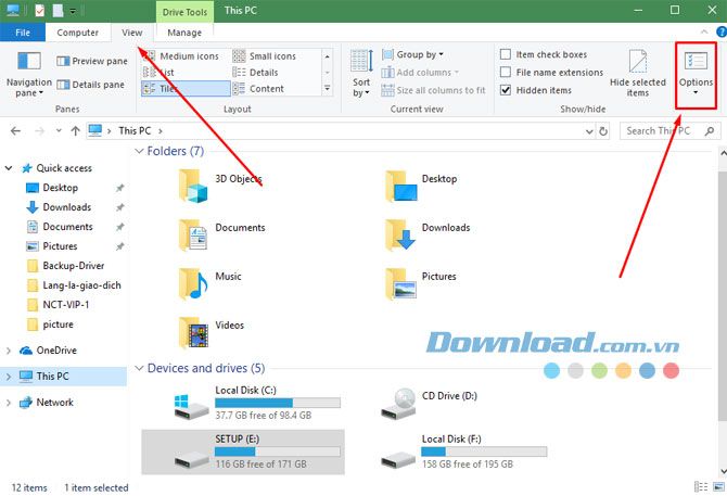 Tình trạng treo của File Explorer