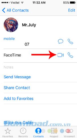 Thiết lập FaceTime