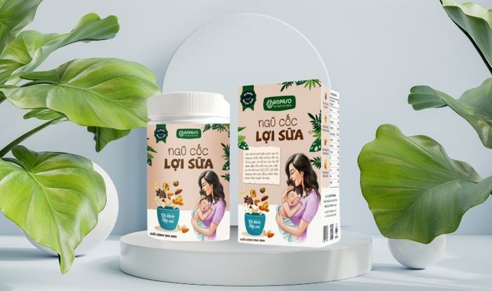 Ngũ cốc lợi sữa Anpaso hỗ trợ mẹ sau sinh và cho con bú hũ 500g