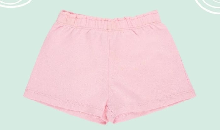 Quần short bé gái Lullaby NH319M màu hồng nhạt