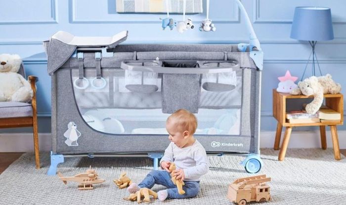 Giường cũi Kinderkraft KK.JOY-W/O.ACCE (dành cho bé từ 0 tháng tuổi)