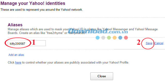 Hướng dẫn tạo tài khoản giả trên Yahoo Messenger