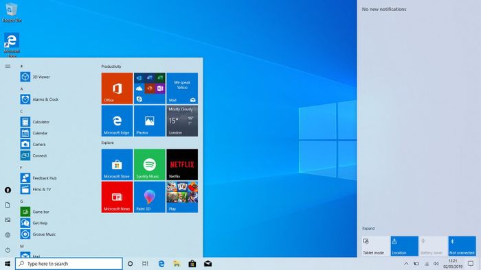 Cập nhật Windows 10 May 2019