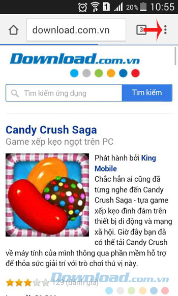 Khởi động Chrome trên điện thoại Android