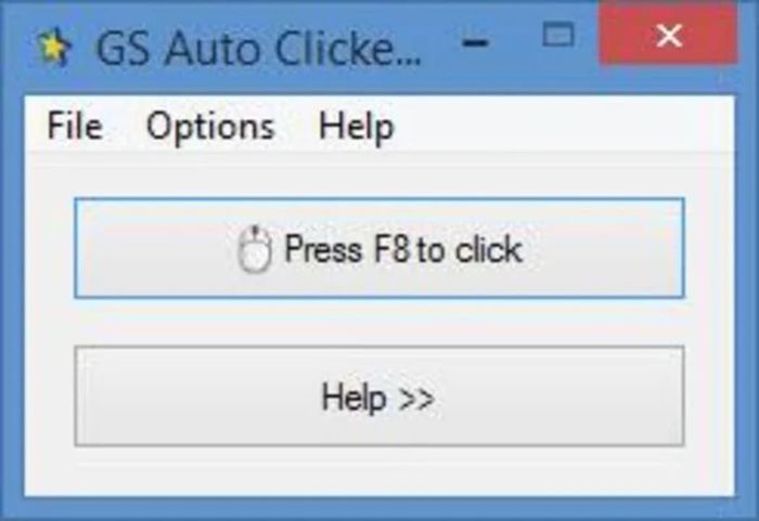 Tùy chọn của GS Auto Clicker