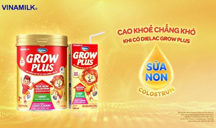 Thùng 48 hộp sữa non pha sẵn Dielac Grow Plus 180 ml (từ 1 tuổi)