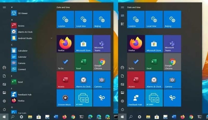 Tùy chỉnh menu Start trên Windows 10