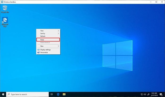 Hướng dẫn sử dụng Windows Sandbox trong Windows 10