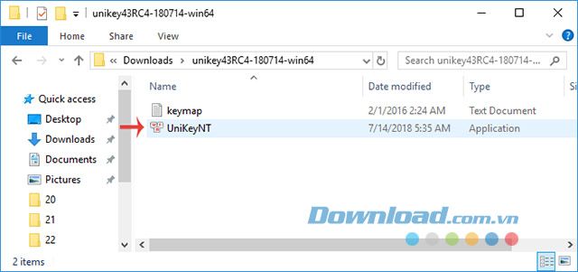 Mở Unikey 4.3 RC4