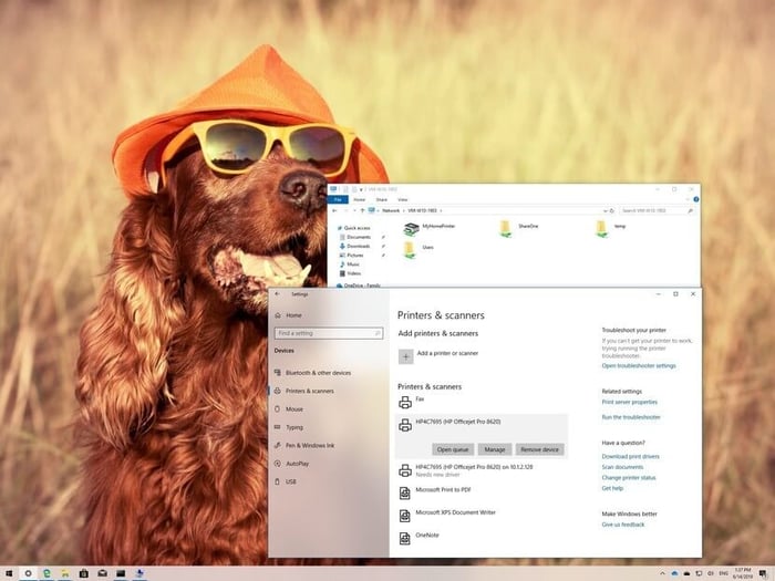 Cách share máy in trên Windows 10