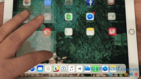 Đóng ứng dụng trên iPad với hệ điều hành iOS 11