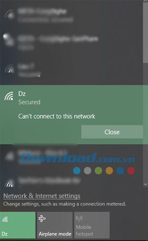 Wifi trên Windows 10