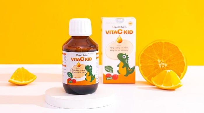 Siro Healthza VitaC Kid giúp tăng cường hệ miễn dịch 90 ml