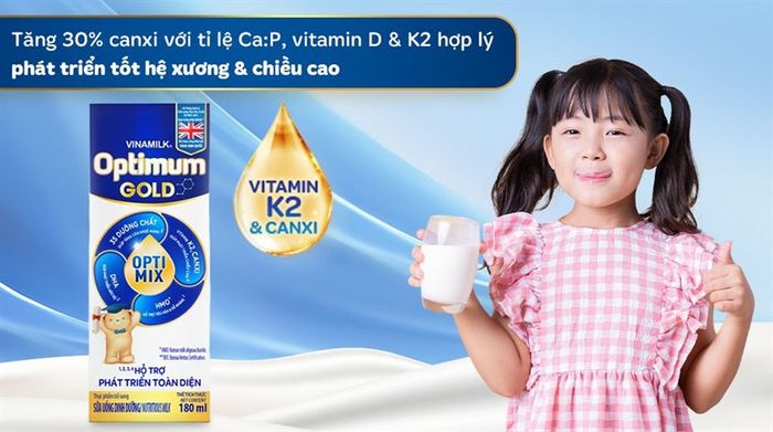 Thùng 48 hộp sữa pha sẵn Optimum Gold 180ml