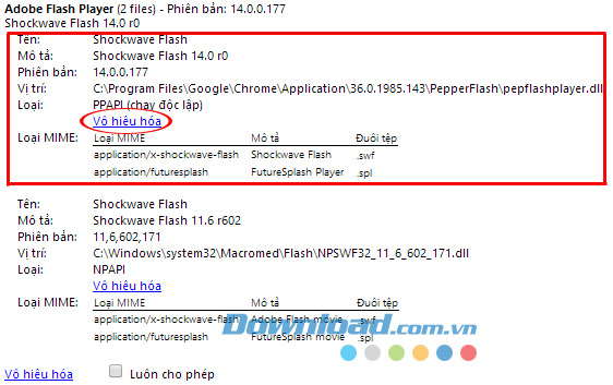 Hướng dẫn sửa lỗi Shockwave Flash trên Google Chrome