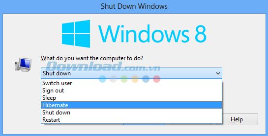 Cách kích hoạt tính năng 'ngủ đông' Hibernate trên Windows 8