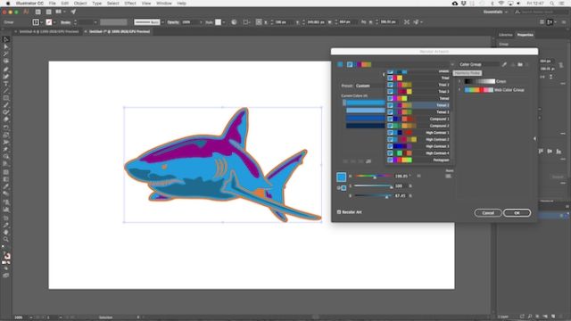 Adobe Illustrator thiết lập màu mặc định